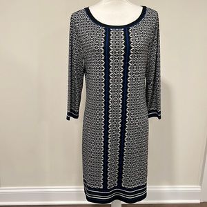 Max Studio Kaleidoscope Print Sheath Dress Size Large